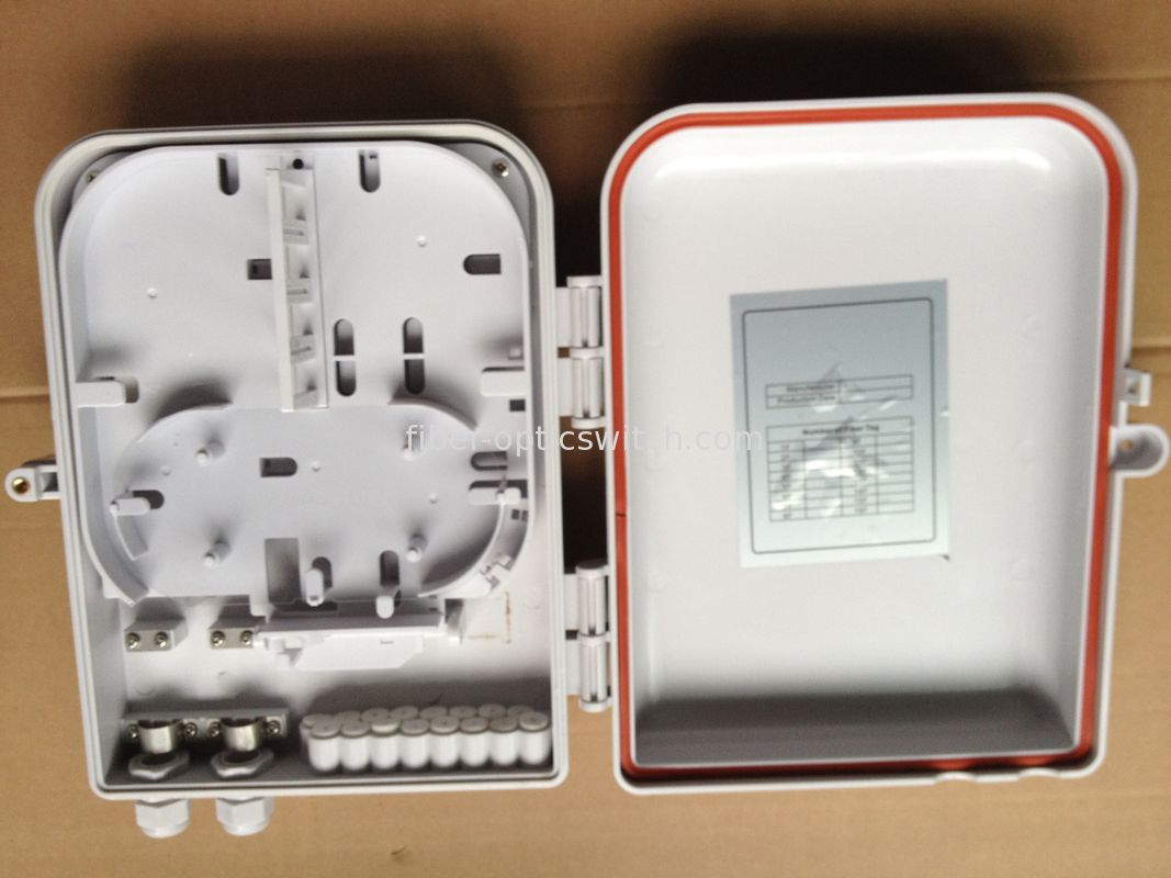 IP66 Waterproof Fiber Termination Box 16 Port Wall Mounted Easy Installation