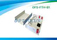 Network Termination Box Fiber Optic Pigtails Metal 2 Ports Wall Mounted