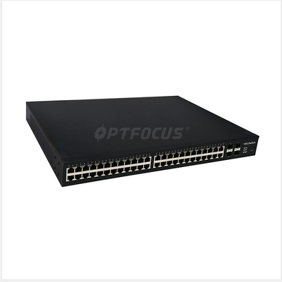 Factory OEM/ODM 48 Port Fiber Switch 48*10/100/1000Base-T RJ45 ports+4*1/10G Optical Ports