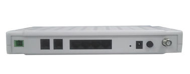 EPON ONU 4 * 10 / 100M LAN ports and 2 FXS RJ11 connectors and 1 CATV ONU