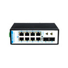 Broadcast Storm Controlled Industrial Ethernet Switch Redundant Dual DC Power Inputs