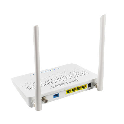 RF CATV Optical Network Unit 4LAN Ethernet Port Dual Mode Wifi GPON EPON ONU