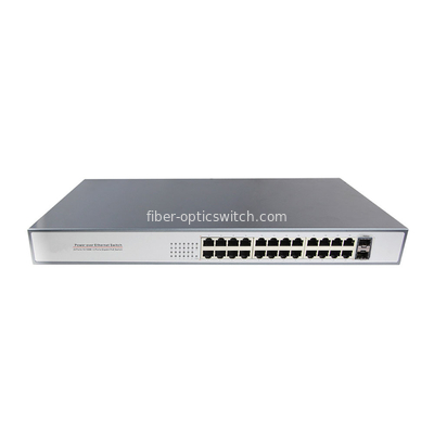 Factory OEM/ODM 24 Port Ethernet Fiber Switch 1000M 24 RJ45 Port Network Switch for Company Network