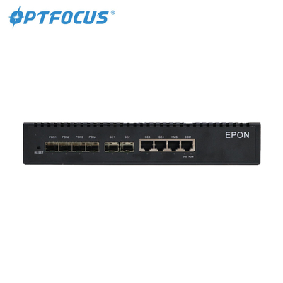 1G/10G পোর্ট GPON EPON OLT 20km ট্রান্সমিশন দূরত্ব 300mm*440mm*45mm মাত্রা