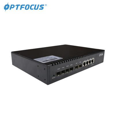 4 পোর্ট GPON OLT Epon 20km ট্রান্সমিশন দূরত্ব কম শক্তি খরচ